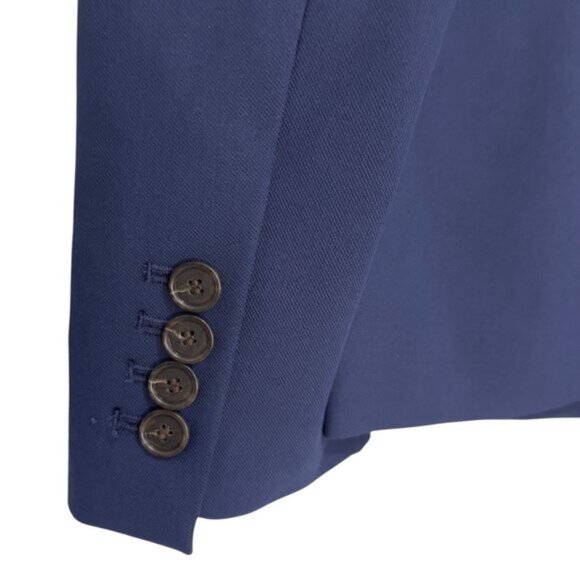 NWT Ann Taylor Cutaway Blazer in Bi-Stretch | Blue | Size 8 - Picture 6 of 9
